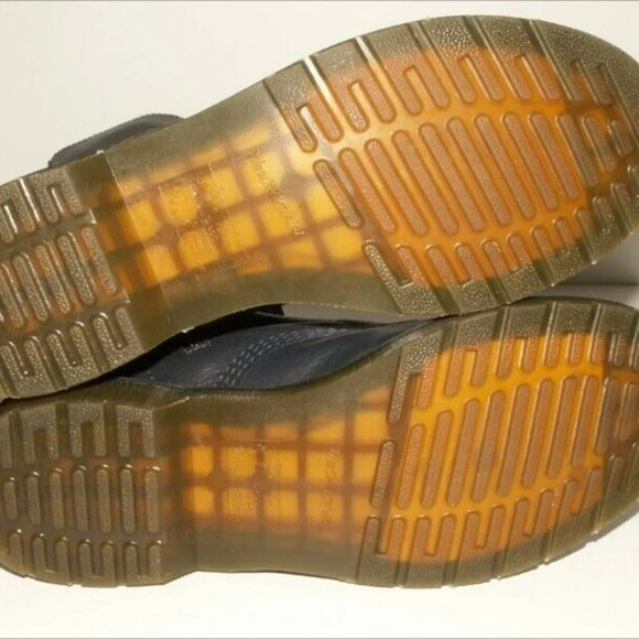 Dr Doc Martens Boots Blue Mid-Calf Zip Ladies US 11 UK 9 EU 43 Used Condition A+ - Picture 9 of 11